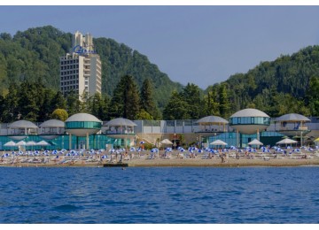 Собственный пляж| Отель  «ALEAN FAMILY RESORT & SPA SPUTNIK / Спутник Сочи»  