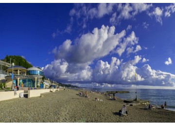 Собственный пляж| Отель  «ALEAN FAMILY RESORT & SPA SPUTNIK / Спутник Сочи»  